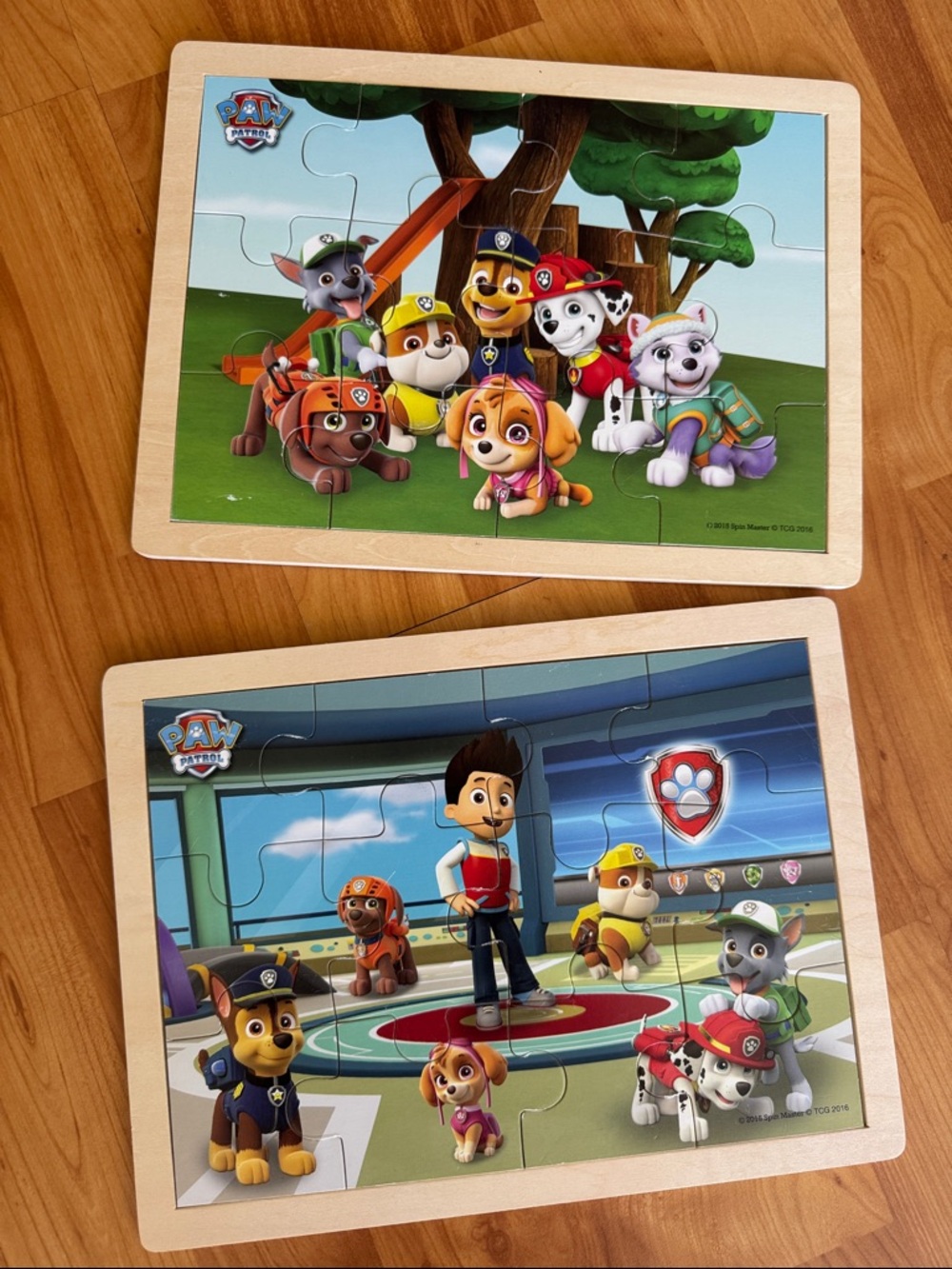 Paw Patrol Wooden Character Puzzles - 12